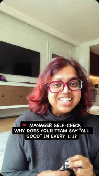 Public service update for the deeply under-supported toxic manager community. 🚩

If you tell your team:
“My door is always open. You can tell me anything.”
…please make sure you actually mean it.

Because if someone trusts you enough to say:
“I’m struggling. I need help.”
and three months later you use that same conversation as proof that they “can’t handle pressure”…

congratulations.

You have successfully taught them never to be honest with you again.

And then we wonder why every 1:1 sounds like:

“How are you?”

“Good.”

“How’s everything?”

“All good.”

😂

Managers: if this felt a little personal, good. That’s the self-check. When someone comes to you for help, help them. Don’t store the conversation for appraisal season.

Everyone else: if you’ve ever told a manager something honestly and later wished you hadn’t, tell me what happened. No names. Comment if you’re comfortable, or DM me if you’d rather keep your employment situation peaceful. 👀

And if this immediately made you think of your work bestie…

send it to them.

They’ll know exactly why. 😂

manager self-check · toxic manager · toxic workplace · difficult boss · psychological safety · leadership behaviour · workplace culture · career coaching UAE · corporate life UAE · workplace humour
